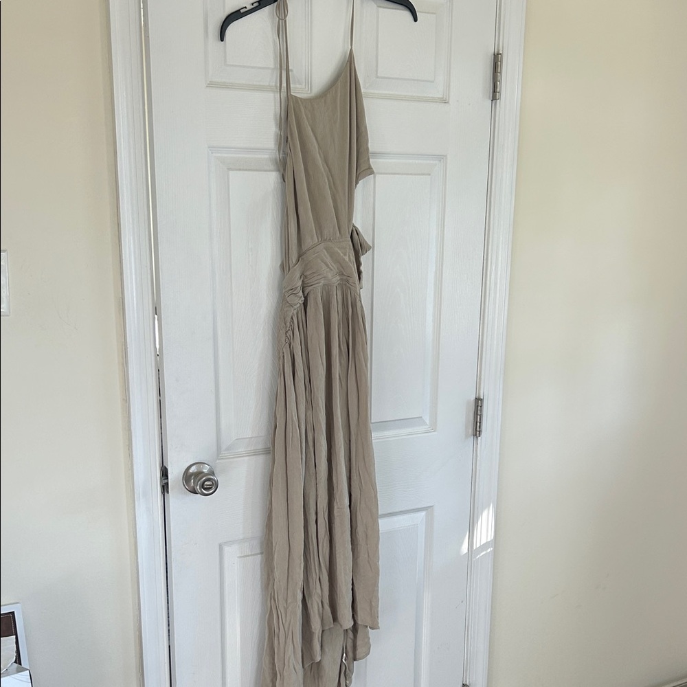 free people open back dress size large